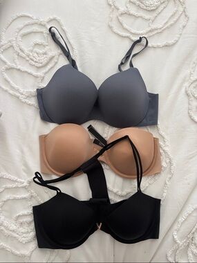 Three Victoria’s Secret bras